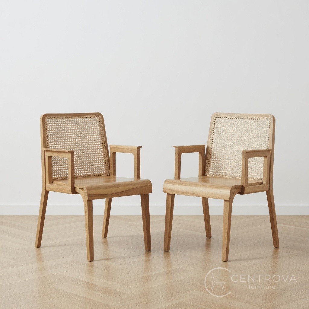 KURSI JATI ROTAN | CENTROVA FURNITURE
