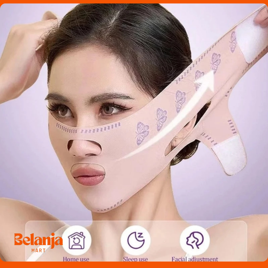 SABUK KOREA PENGENCANG WAJAH SABUK MENIRUSKAN WAJAH MASKER MENIRUSKAN WAJAH TEMBEM