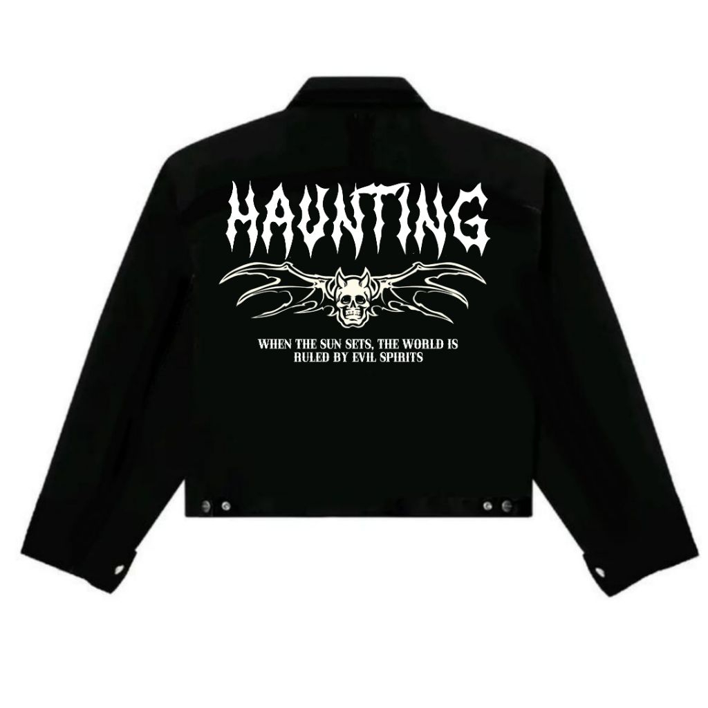 Work Jaket Boxy - jaket Boxy Haunting