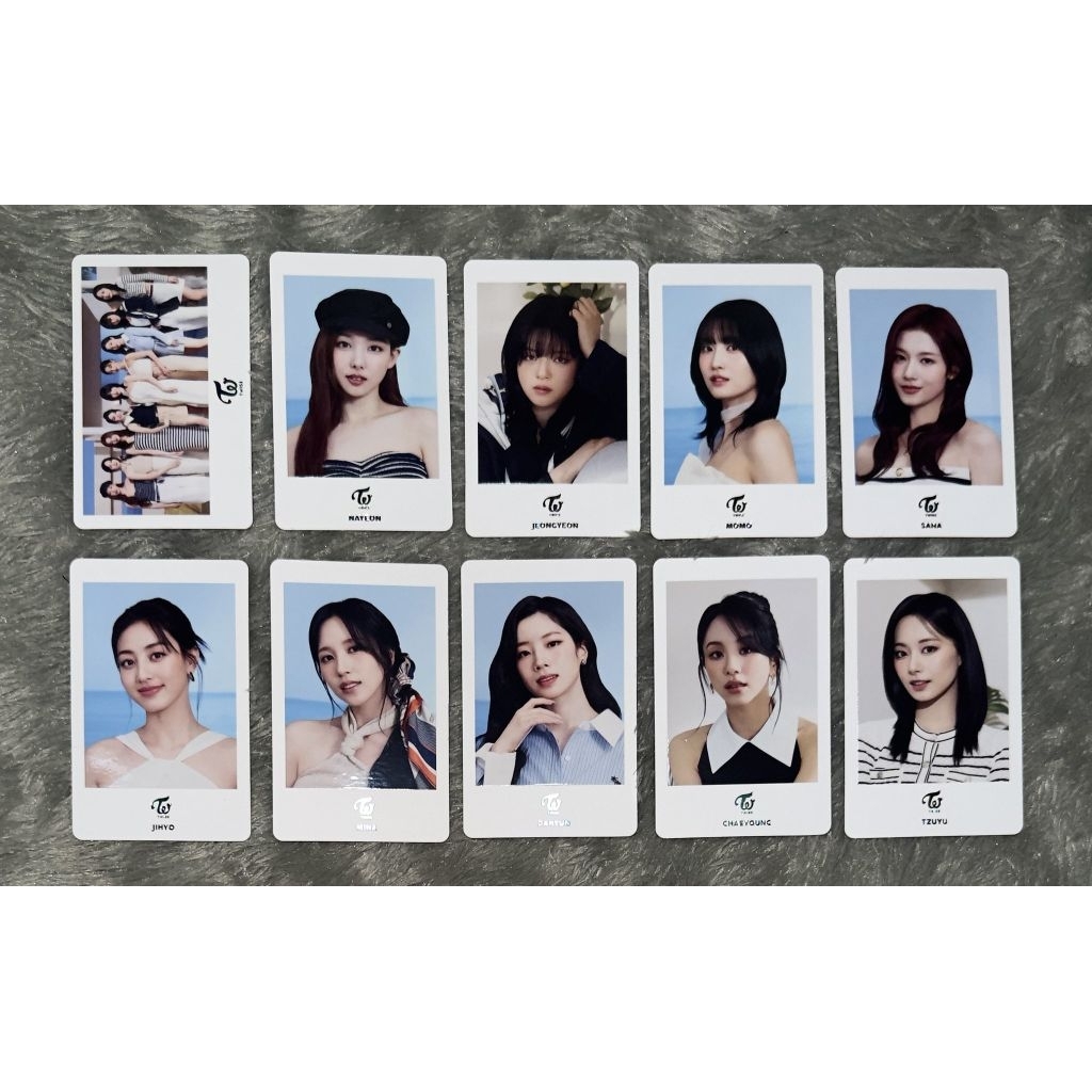 ready twice polaroid photocard pc konser ready to be special in japan