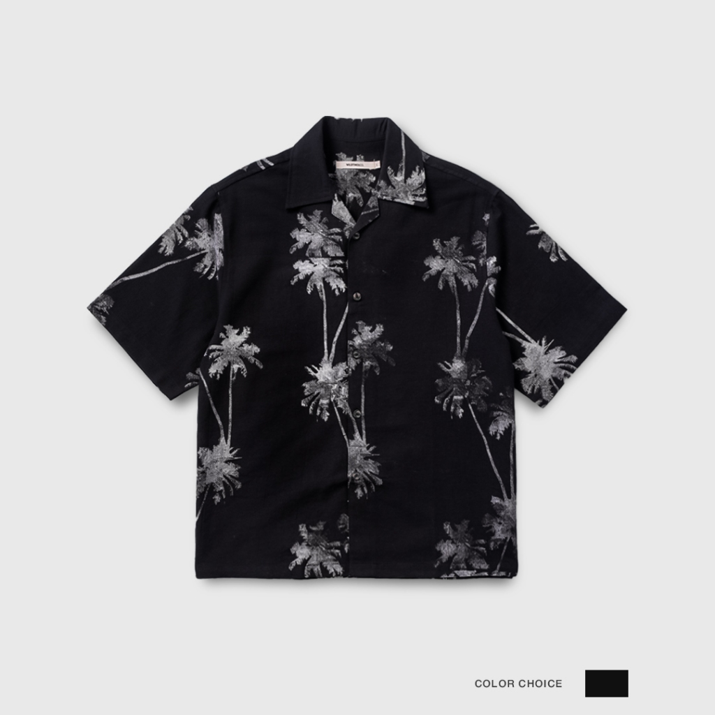 Wildtime&Co - Shirt Tropical Black