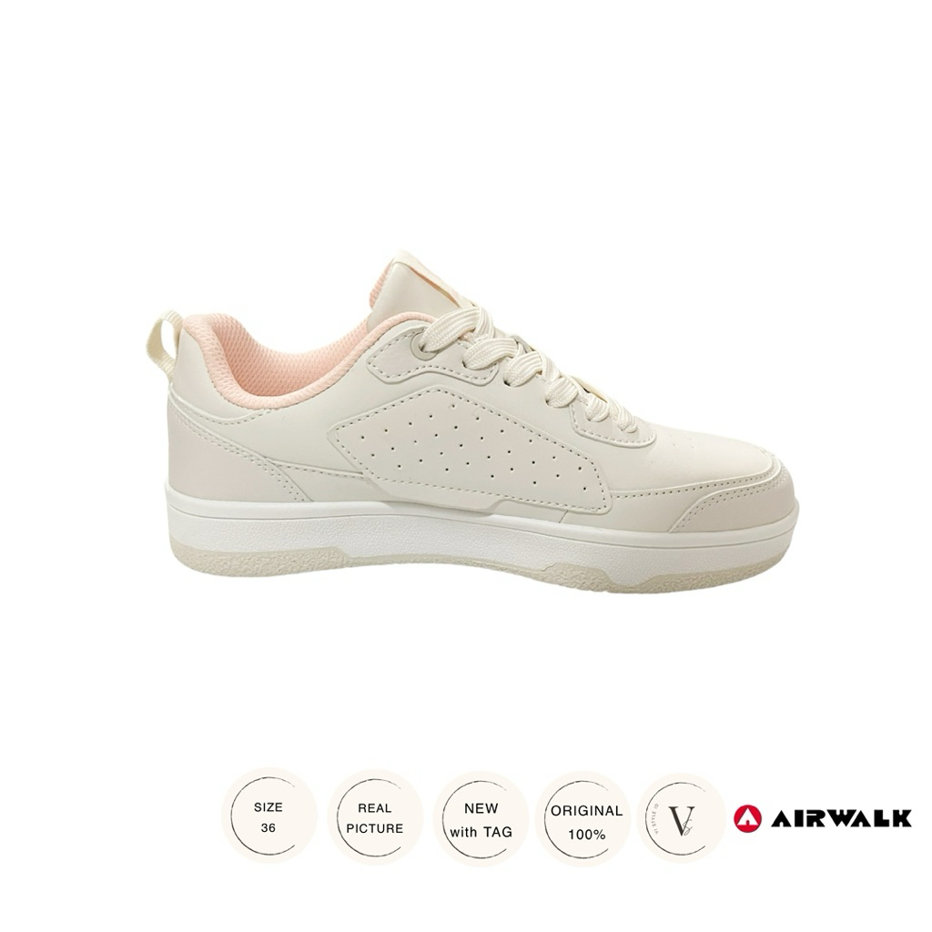 Airwalk Shoes Sepatu Wanita Beige Krem Sepatu Airwalk Original 100%