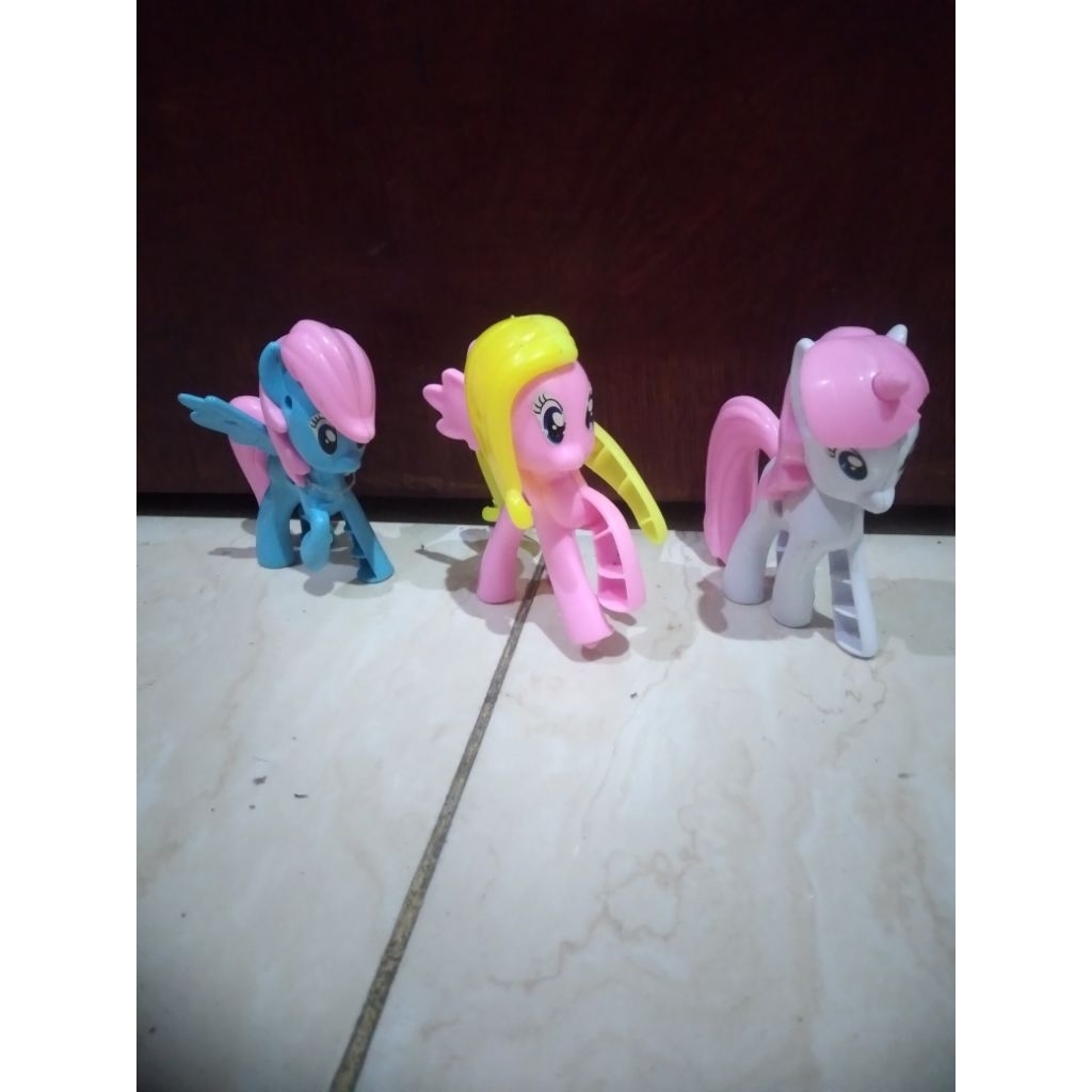 TAKE ALL 3PCS MAINAN KUDA PONY MURAH