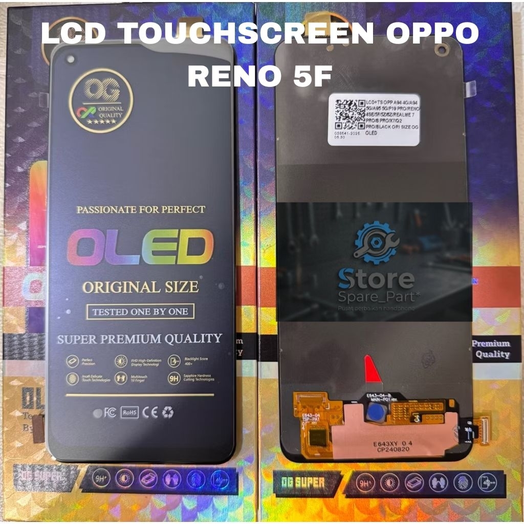 LCD TOUCHSCREEN OPPO RENO 5F OLED/AMOLED ORIGINAL FULLSET