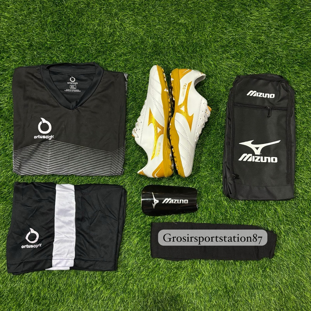 SEPATU TURF MINI SOCCER MIZUNO PAKET LENGKAP TERBARU