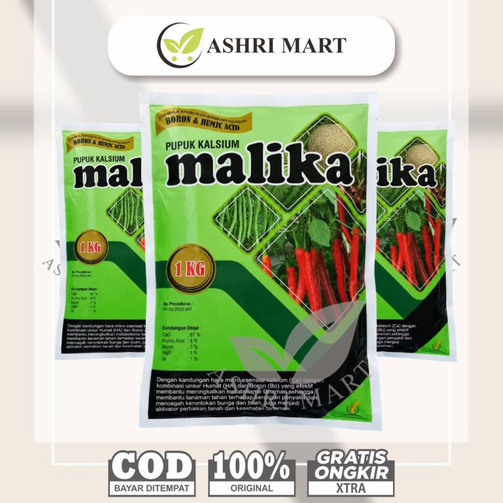 Pupuk Kalsium Malika + Asam Humat 1Kg Super Kalsium