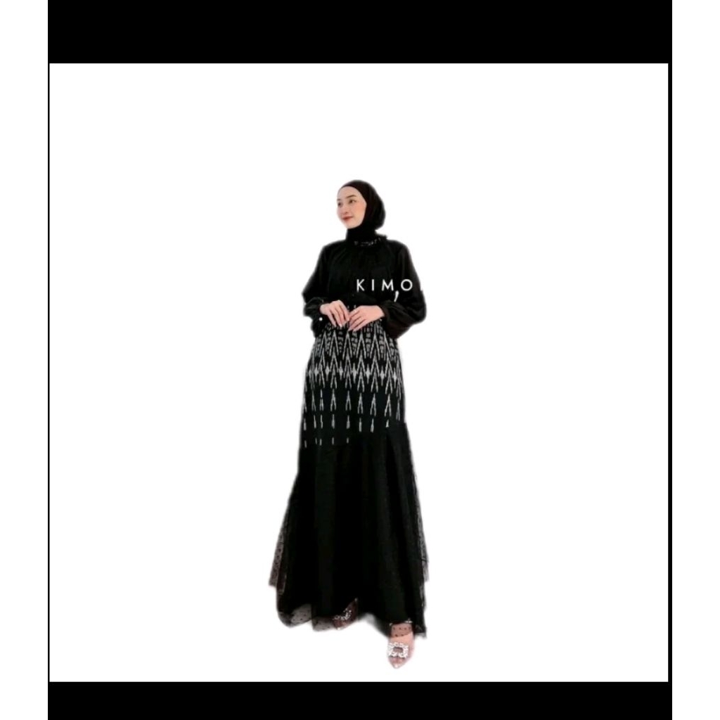 kimonik gamis dress etnik