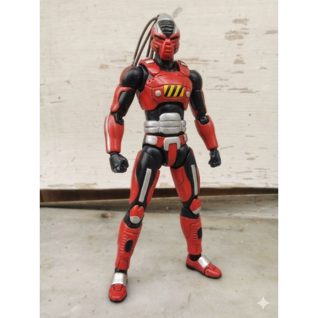 Shf Sektor cyborg mortal kombat action figure custom # MK street fighter fatality Shao Khan raiden k