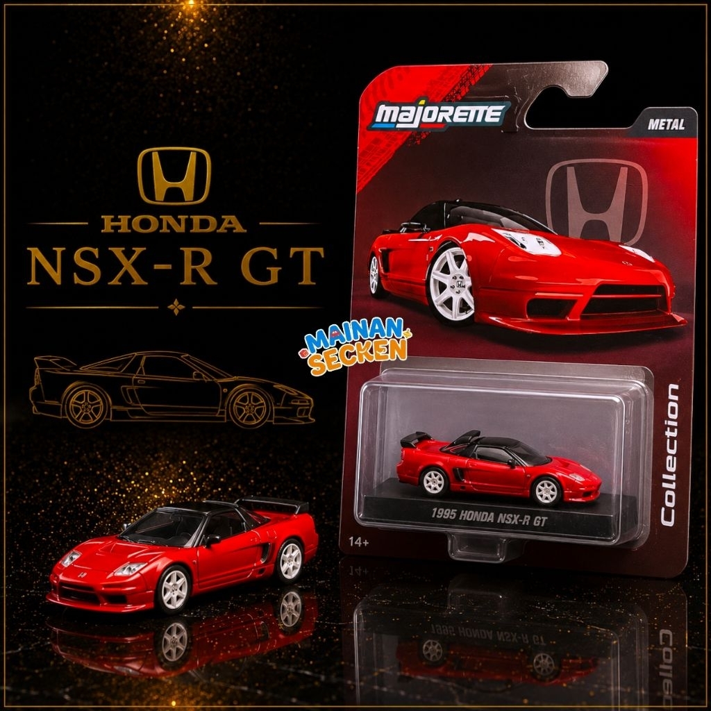 Majorette Collection 1995 Honda NSX-R GT Merah
