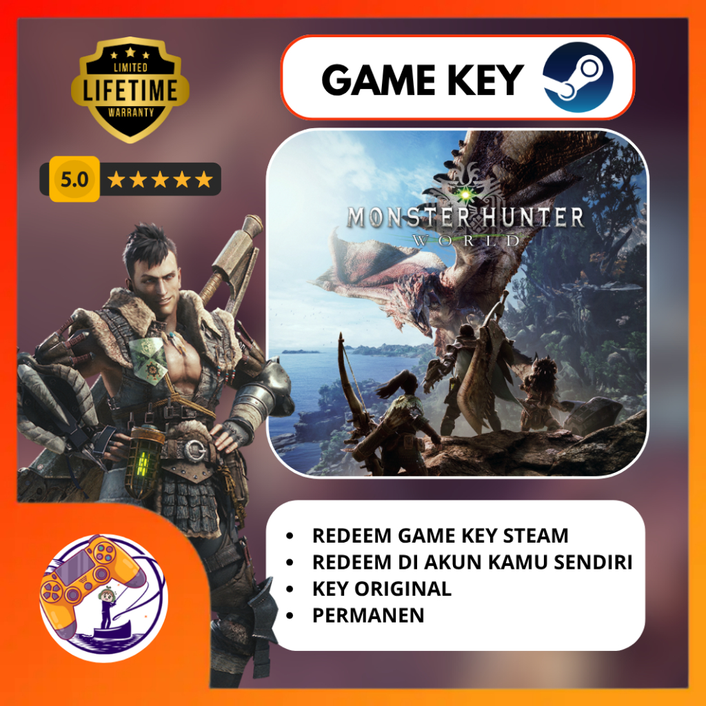 Monster Hunter World / Monster Hunter: World MHW / PC Game / STEAM / Game Key