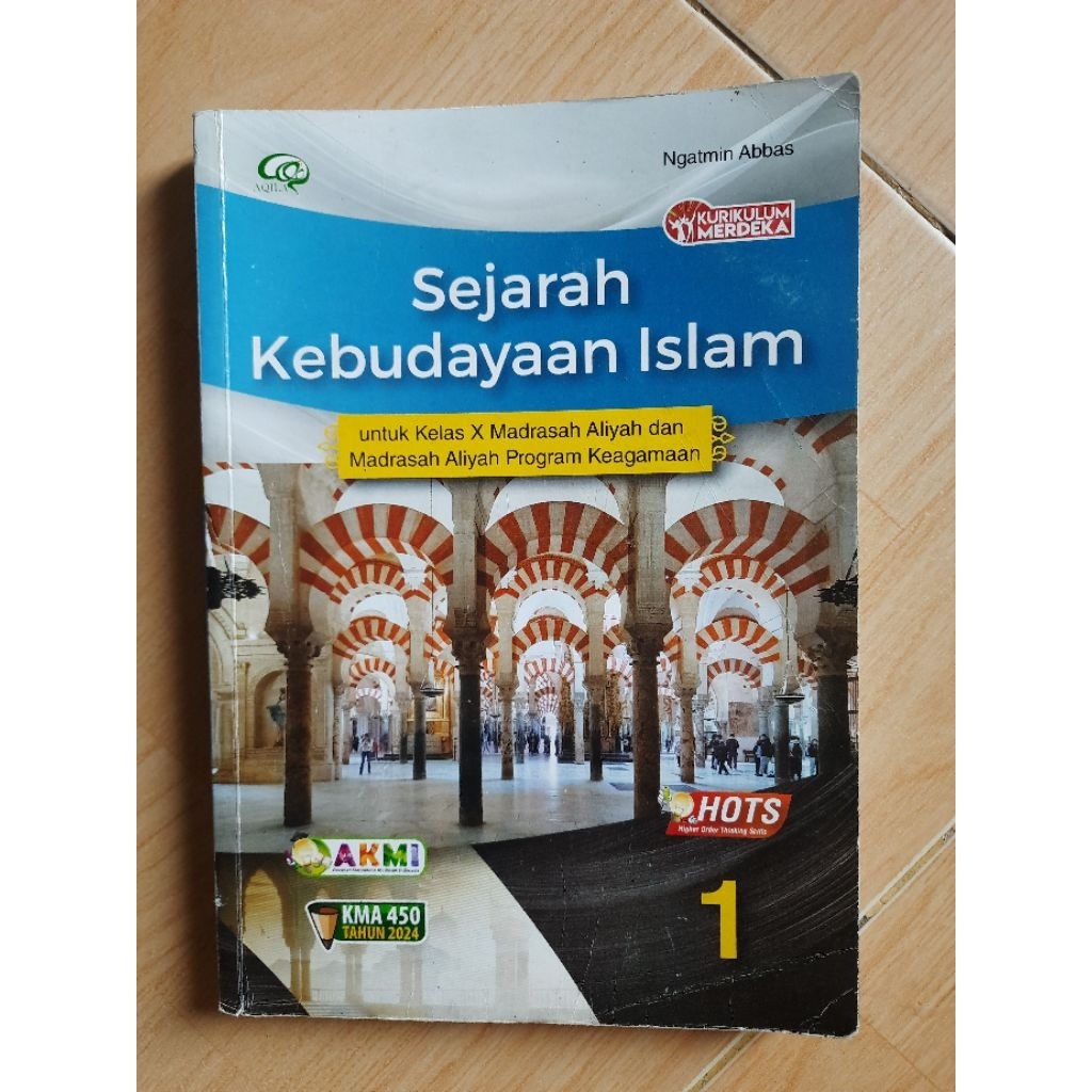 Buku bekas Sejarah kebudayaan Islam kelas 10