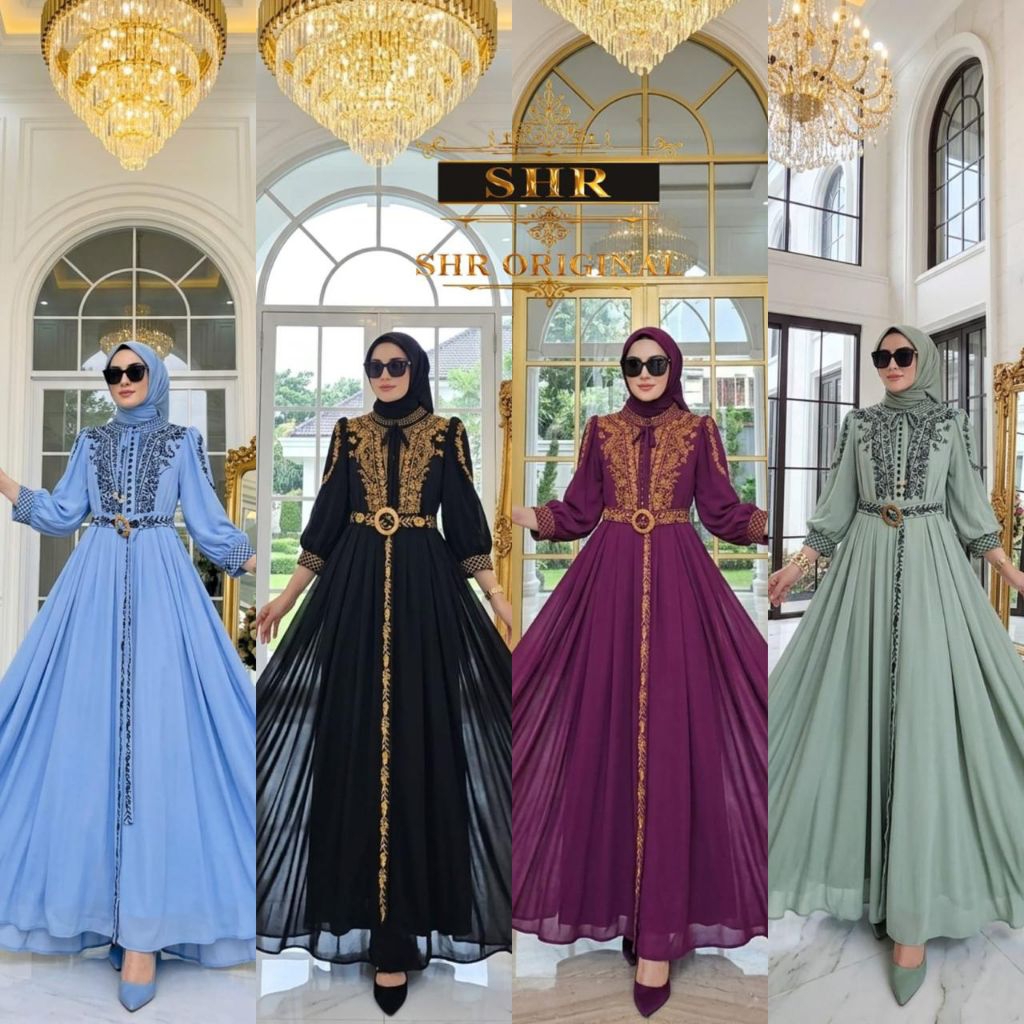 GAMIS PADI BORDIR BY SHR ORI