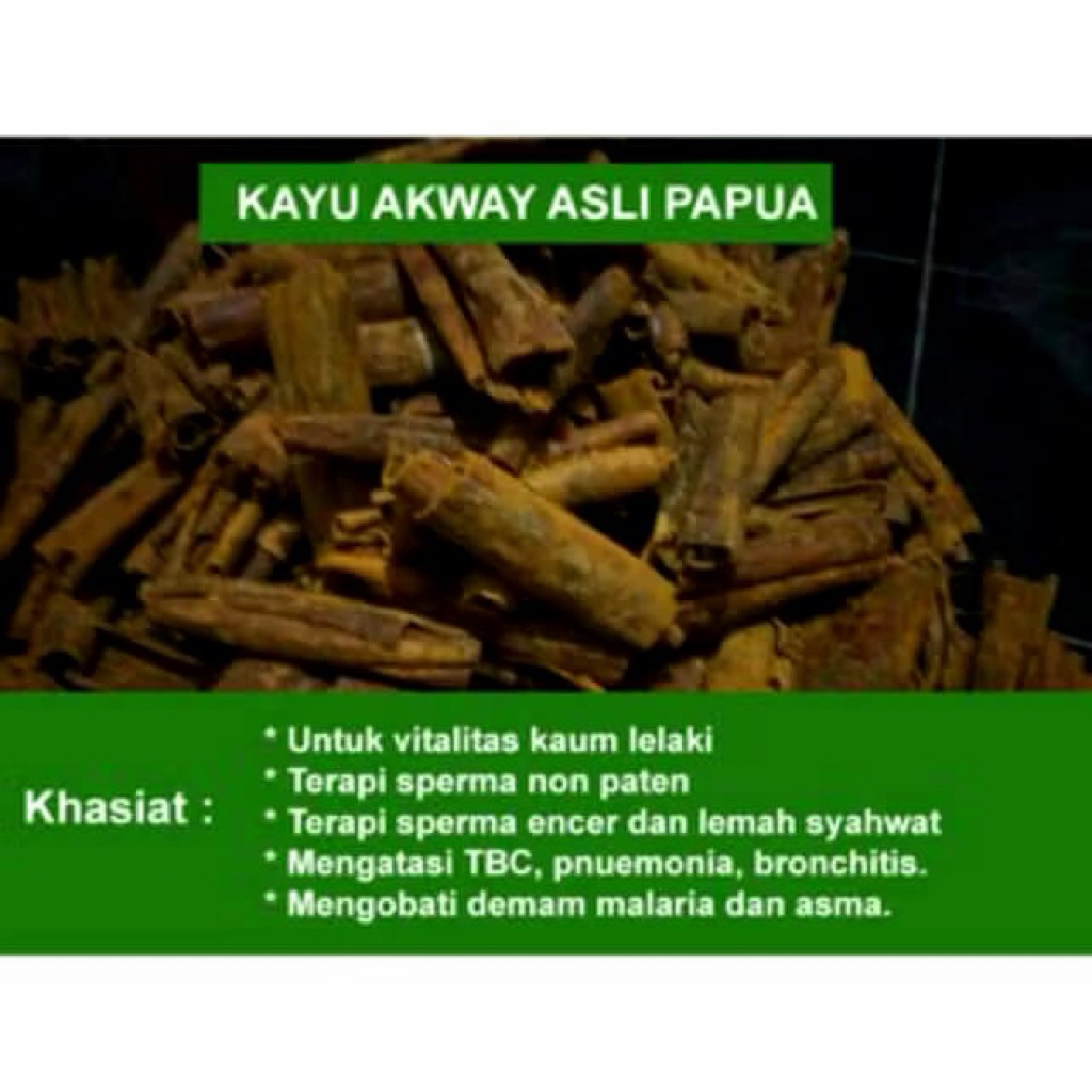 KULIT KAYU AKWAY PAPUA