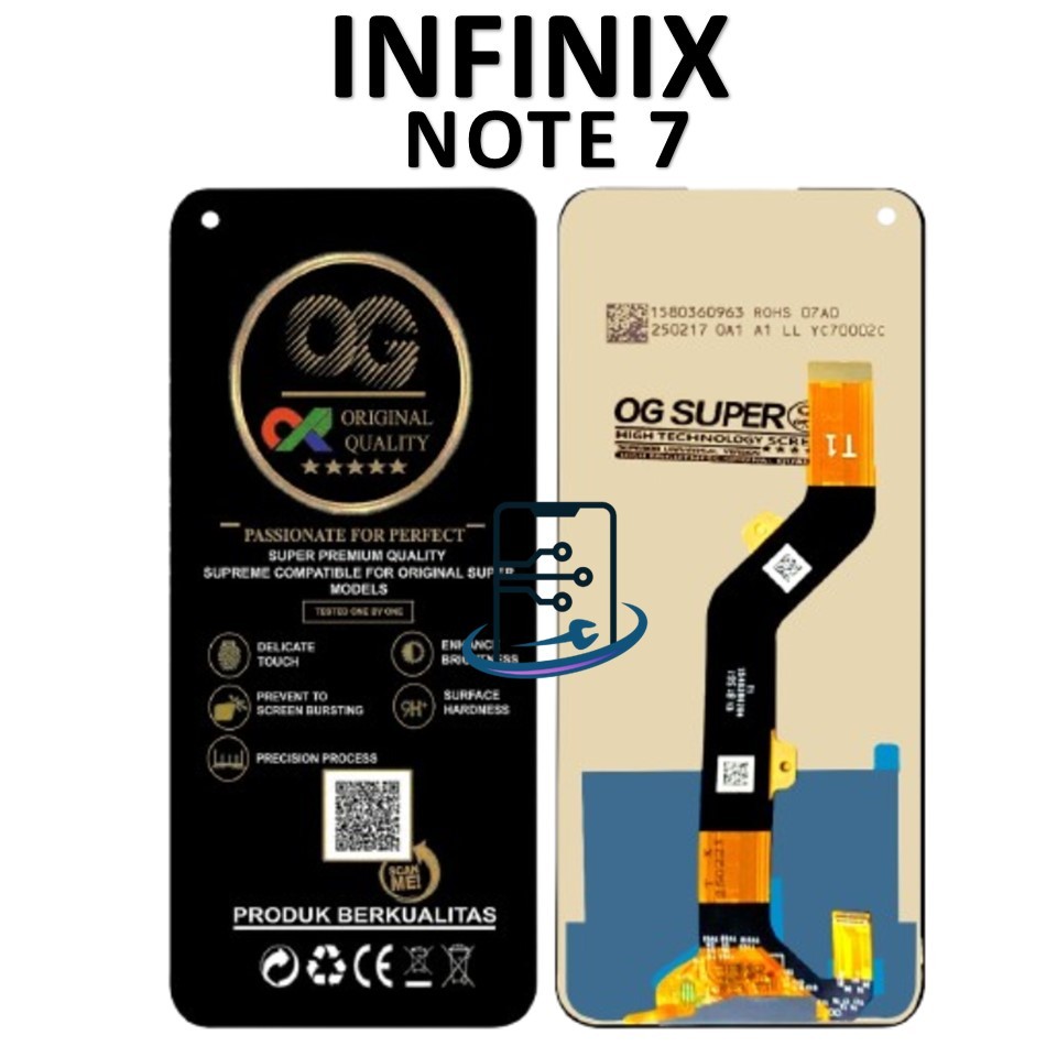 LCD TOUCHSCREEN INFINIX NOTE 7 ORIGINAL 100% FULLSET