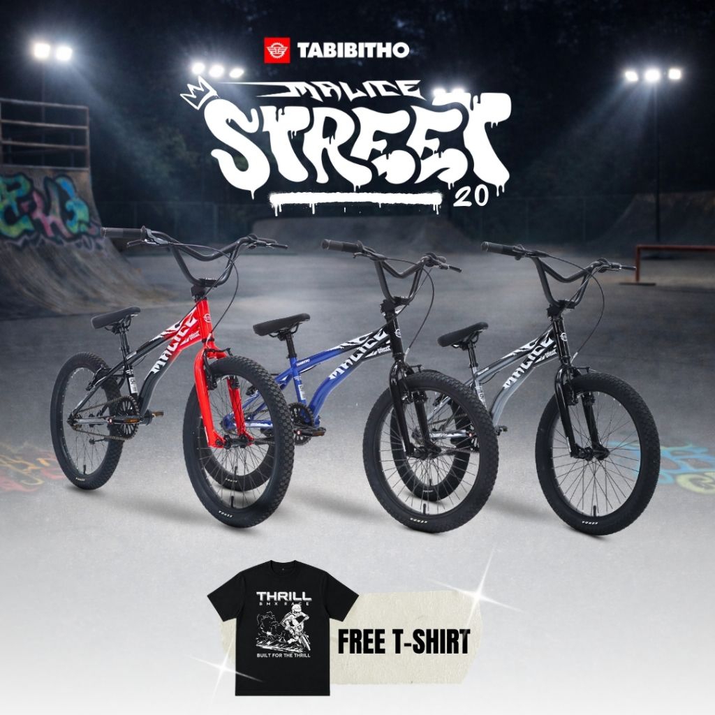 SEPEDA BMX 20 TABIBITHO MALICE STREET SEPEDA ANAK