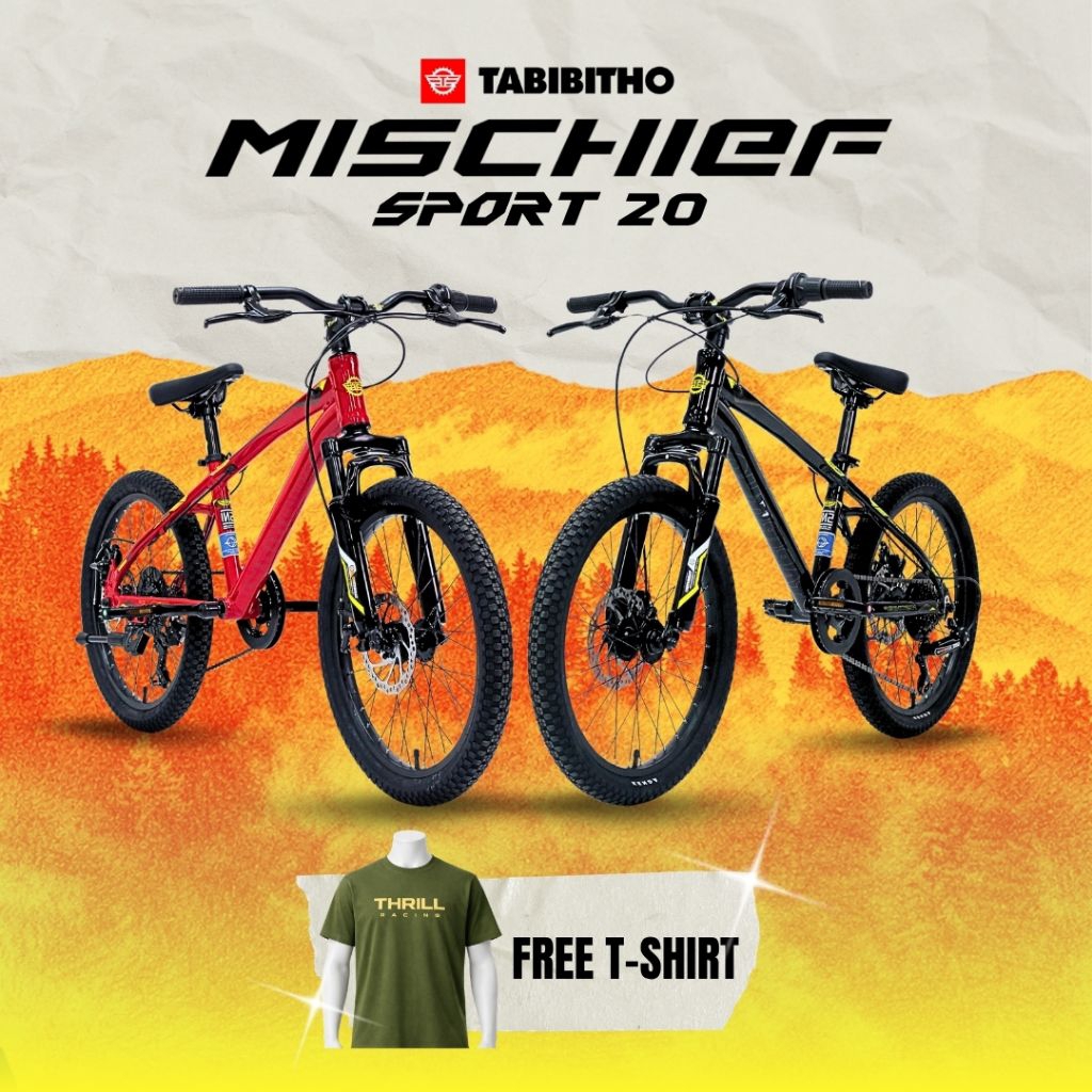 SEPEDA GUNUNG 20 MTB TABIBITHO MISCHIEF SPORT - FRAME ALLOY