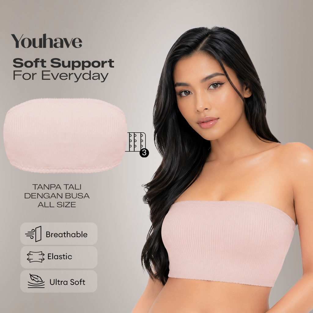 You've (YouHave) AFF BH Kemben Bra Kemben BH Wanita BH Wanita Pakaian Dalam Wanita 100023