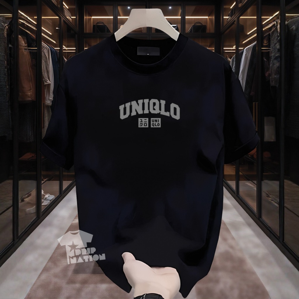 Kaos cowok keren T-shirt oversize pria t-shirt pria crew neck t-shirt merek pria t-shirt langsung mu