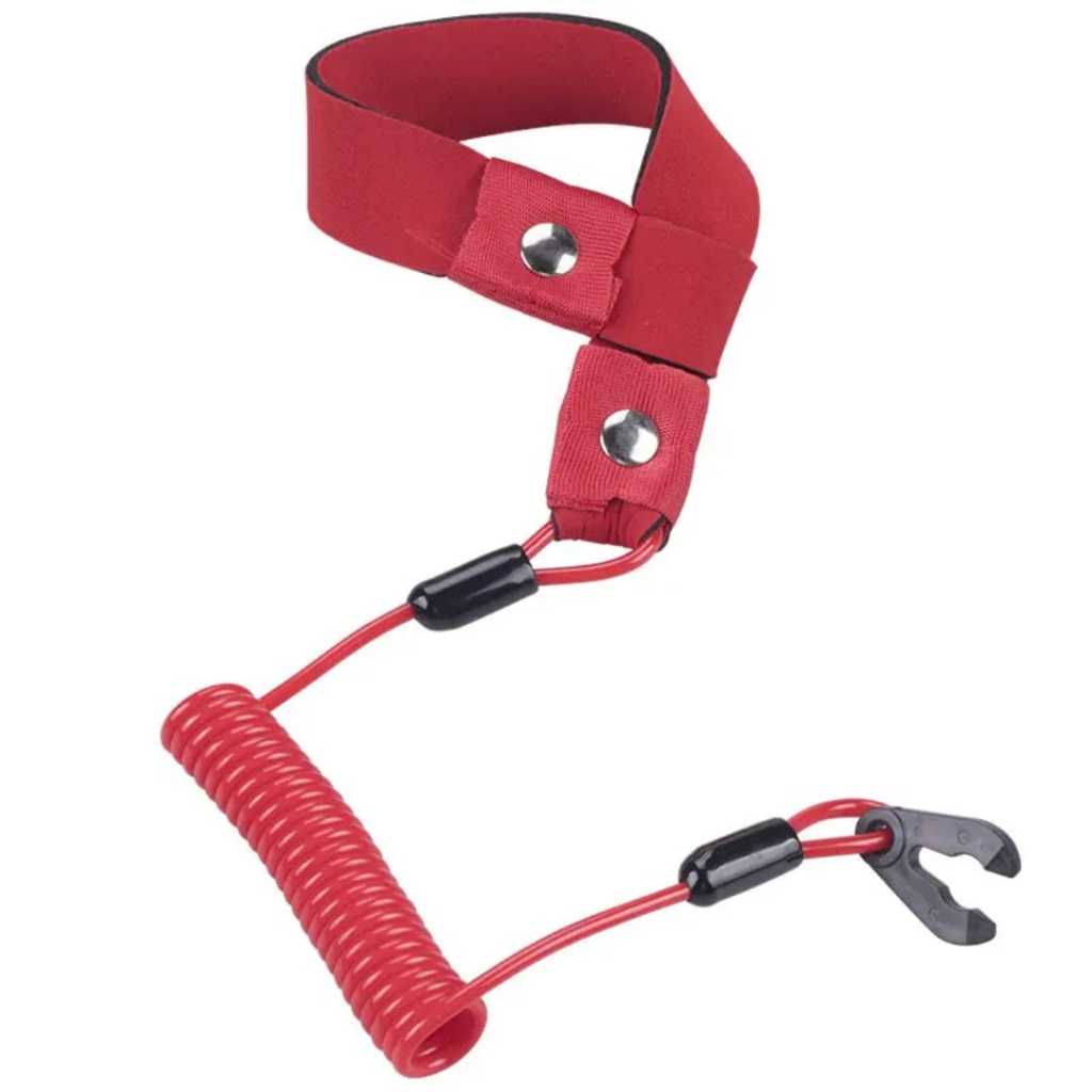 Tali Emergency Kill Switch Jetski Style Kapal Universal Mesin Tempel Outboard Yamaha Suzuki Mercury 