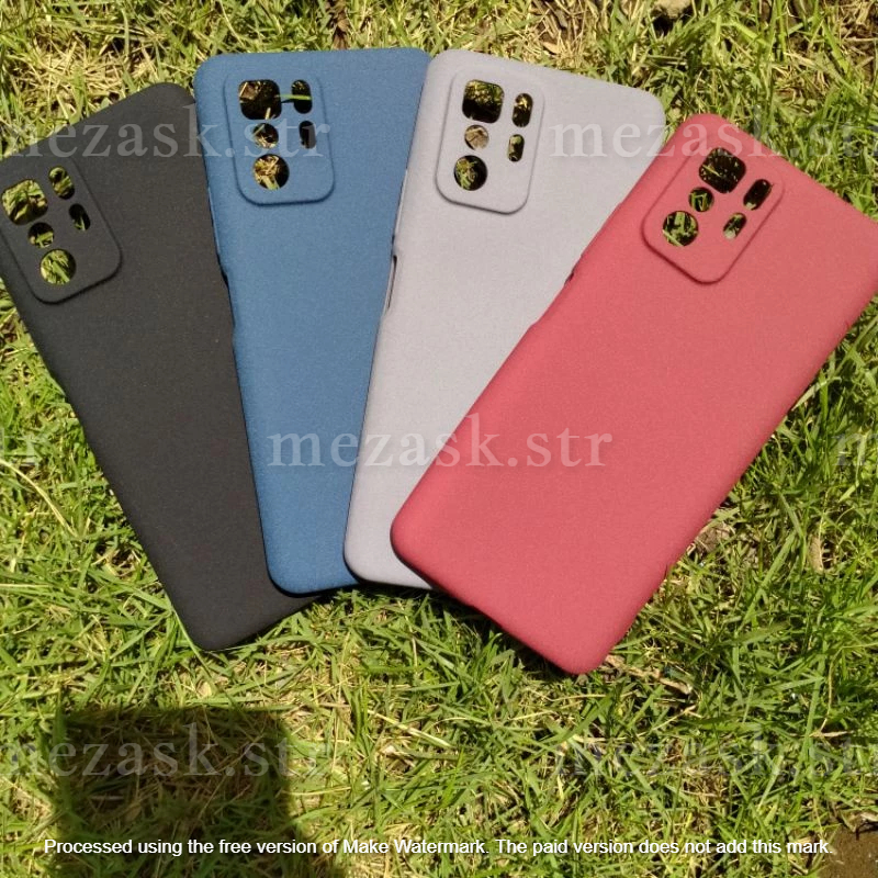 {SandStone} SoftCase Poco X3 GT Silicon Anti Slip Casing | Casing PocoX3 GT | BISA COD (Bayar Di Tem