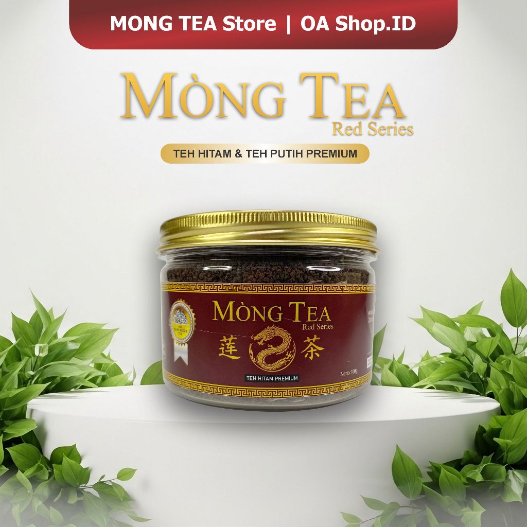Mong Tea Teh Hitam Premium Teh Putih Murni Original - Teh Kesehatan Herbal Berkhasiat Antioksidan Pe