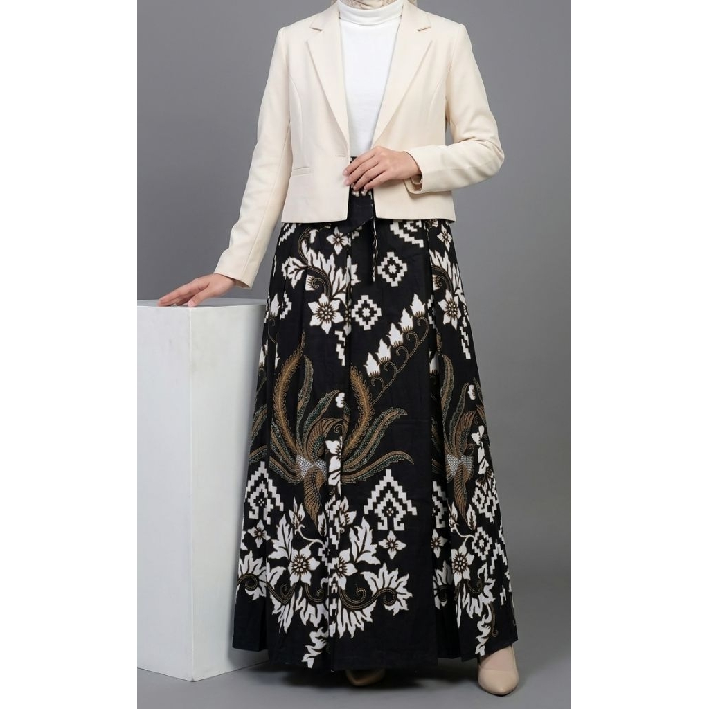 Rok Batik Panjang Jumbo Wanita Dewasa Rok Klok Payung Halus