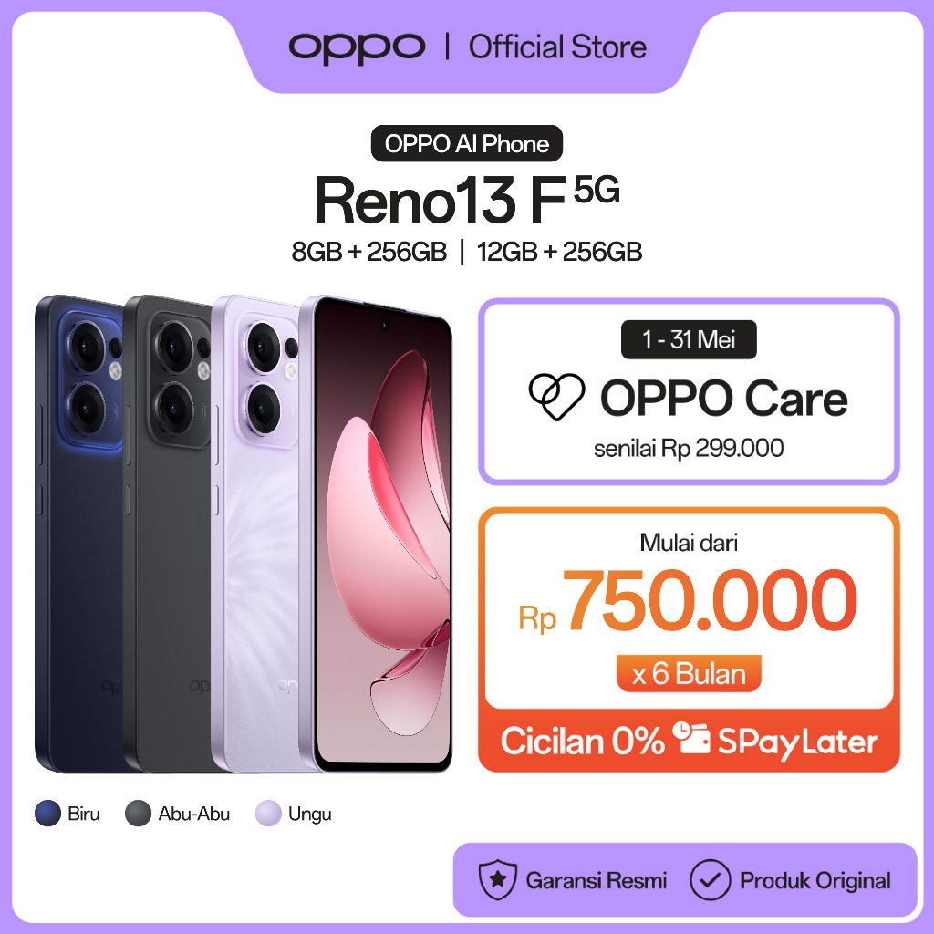 OPPO Reno13 F 5G 12GB+256GB & 8GB+256GB