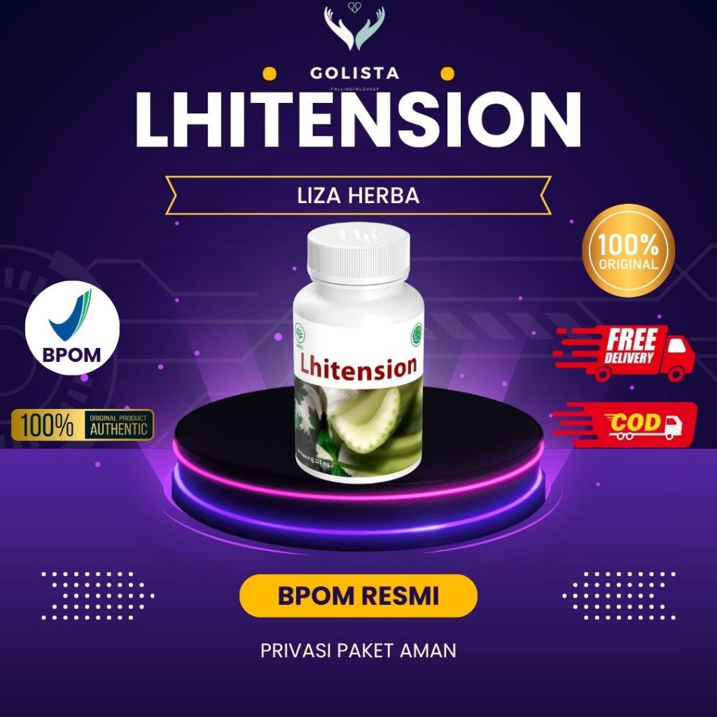 HERBAL Lhitension Dr Liza meringankan tekanan darah BPOM