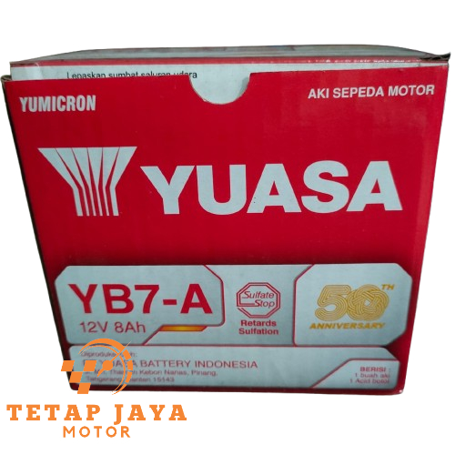 AKI BATTERY YUASA YB7-A ACCU ASTRA YB7A