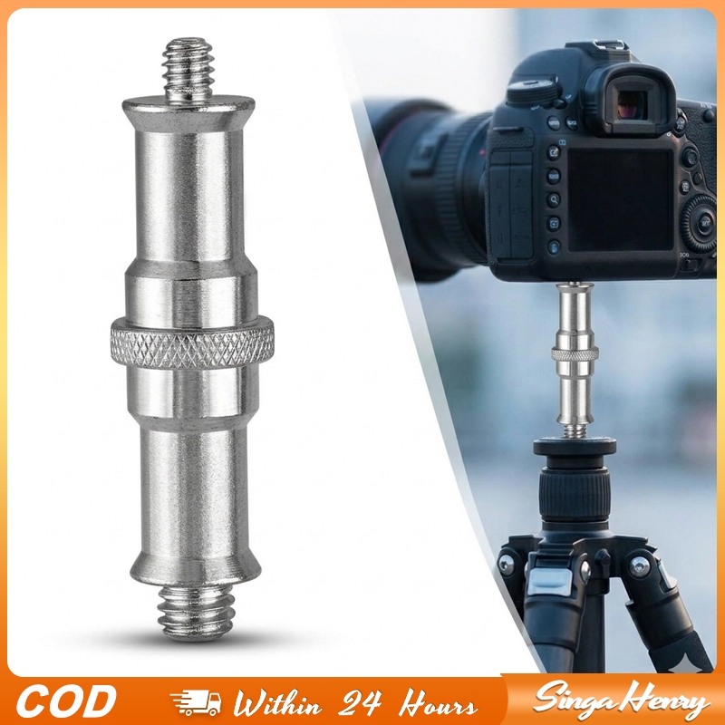Baut Adapter Kamera 1/4 3/8 Adaptor Sekrup Tripod Aluminium Alloy Untuk Tripod Monopod Foto