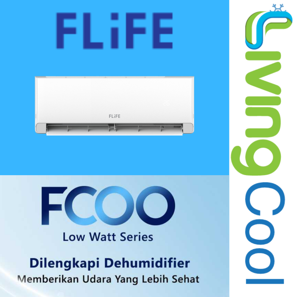 FLIFE AC lowwatt 1 PK FAC-09FCOO Garansi Free Kirim Cikampek Karawang Bekasi Jakarta Tangerang