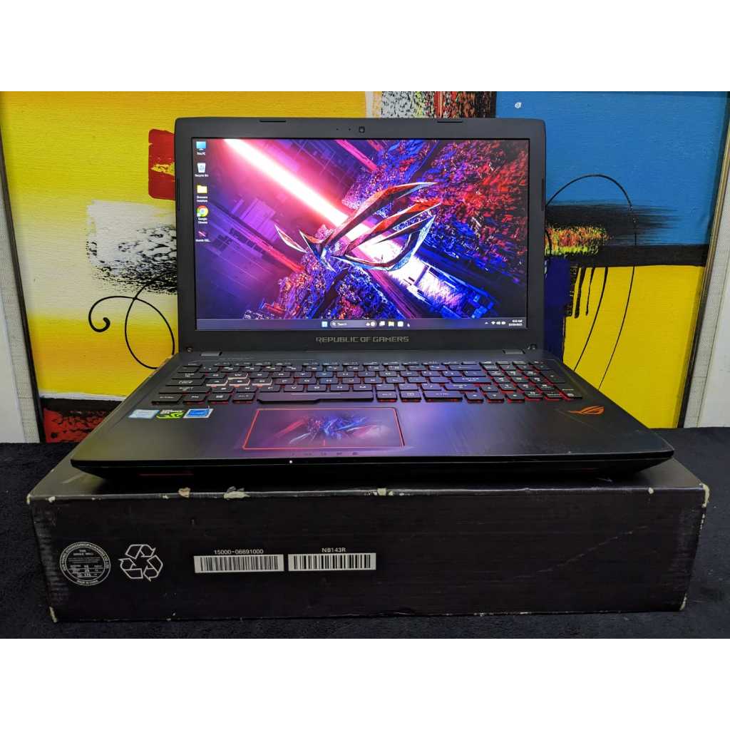 Laptop Gaming Asus ROG GL553VD Core i7 Gen7 16/128 Nvidia GTX 1050 Fullset