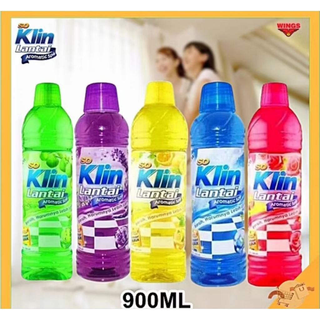 SOKLIN LANTAI KEMASAN BOTOL 900ML