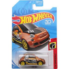 Hot Wheels STH Fiat 500 Orange Super Treasure Hunt Diecast Mobil Hotwheels HW THS