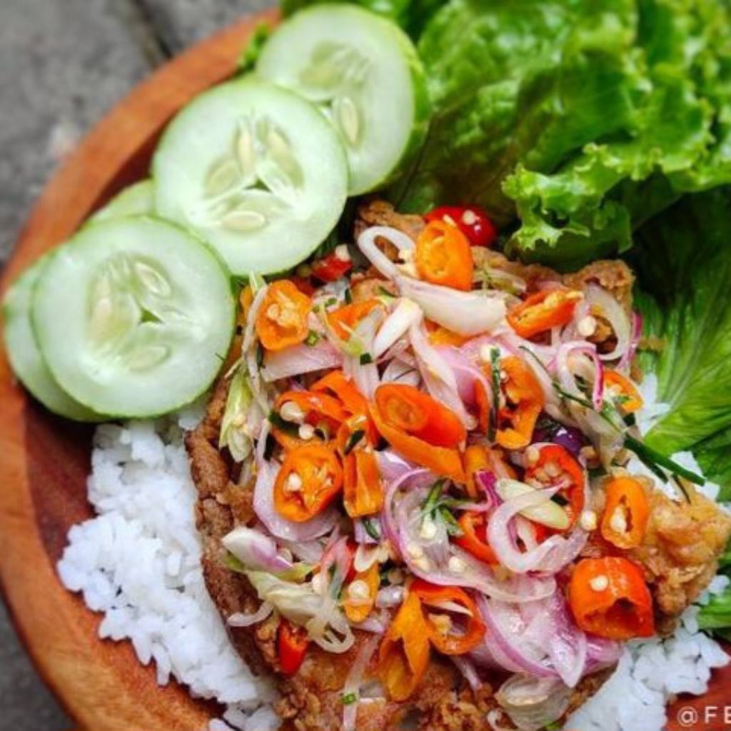 3 pcs Ayam Geprek Frozen (Siap Goreng) dengan Sambal