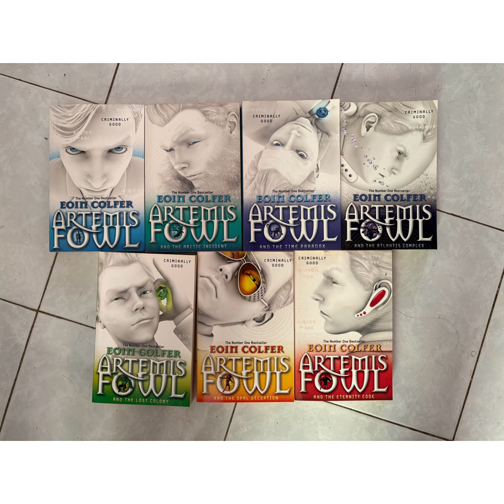 [PRELOVED] Artemis Fowl Collection Set 1-7 - Eoin Colfer (English Novel Original)