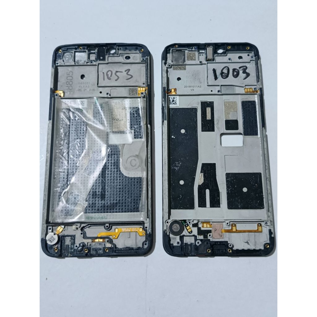Frame LCD / Dudukan LCD Fullset + On Of Oppo A3s Cph 1803 / 1853 Ori Copotan / Ori Bawaan Hp