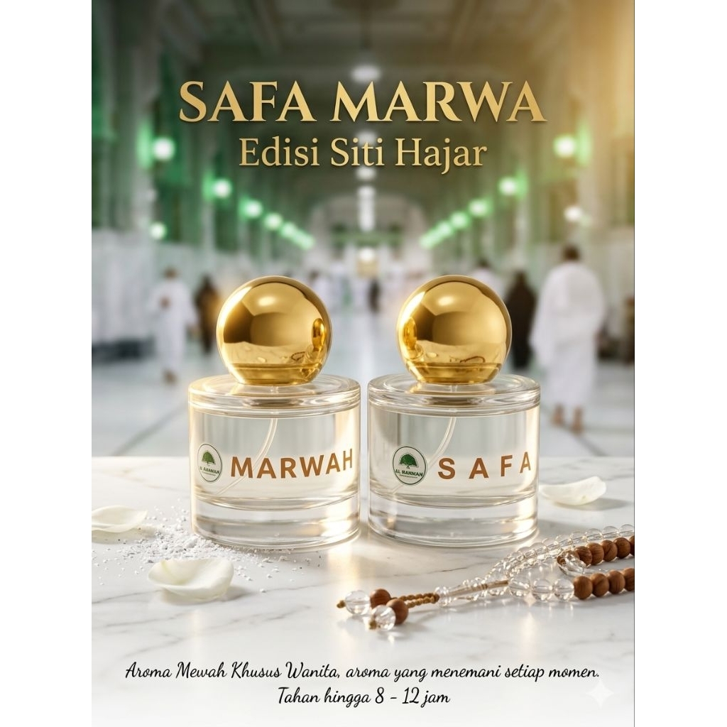 Al Madinah Parfum Zamzam EDP Special Siti Hajar SAFA - MARWAH