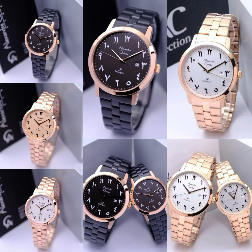 NEW | Jam Tangan Alexandre Christie 1007 AC1007 Arabic Dial (ORIGINAL)