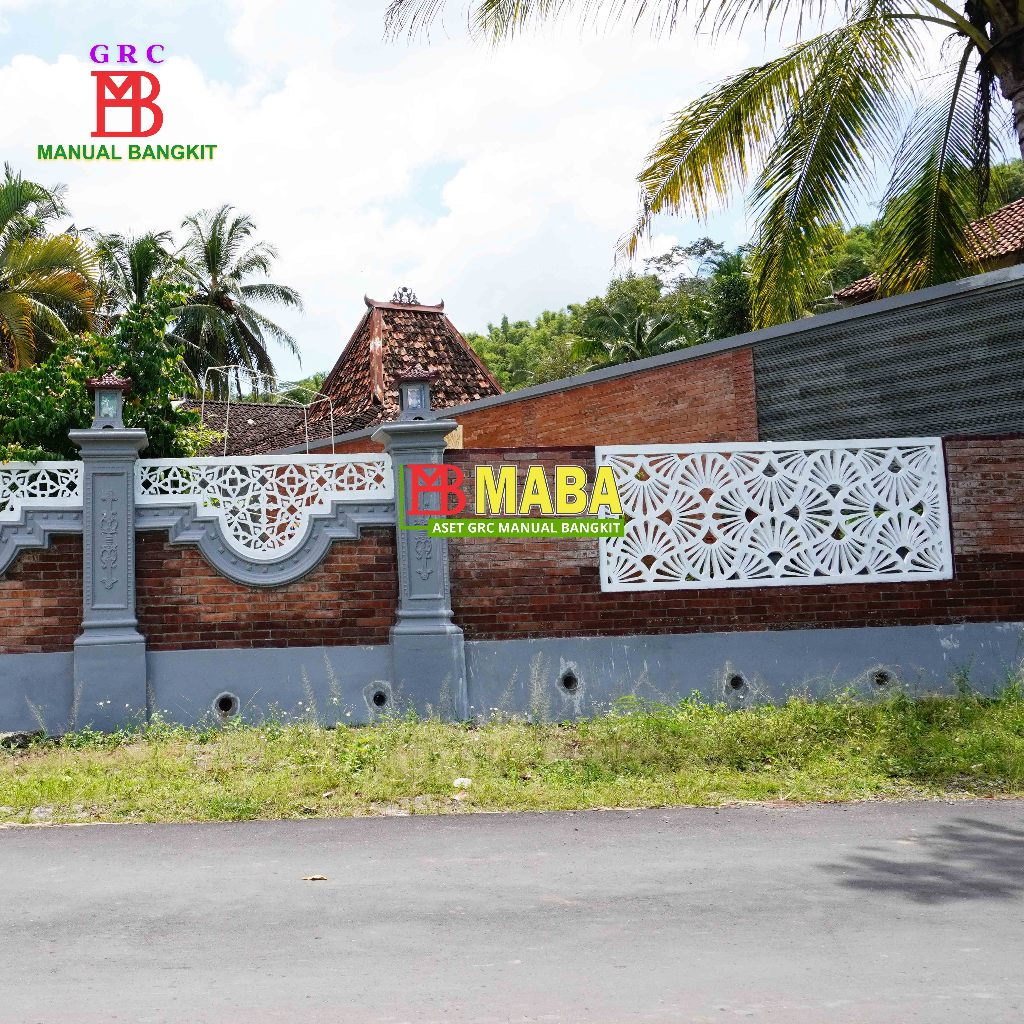 Krawangan GRC Motif Kipas Pagar Rumah