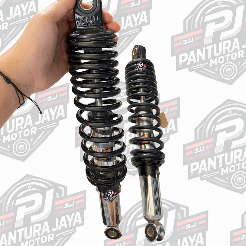 SHOCK BELAKANG GEN Z 330MM UNIVERSAL MATIC NON TABUNG HITAM ALL TYPE