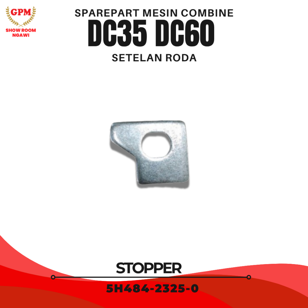 Sparepart Suku Cadang Stopper 5H484-2325-0 Setelan Roda Untuk Mesin Panen Padi Combine Harvester KUB