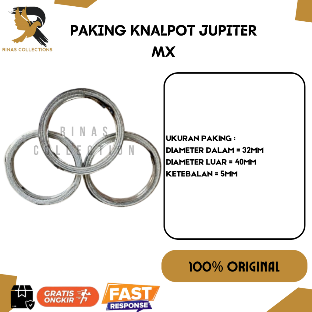 PAKING ASBES KENALPOT KNALPOT JUPITER MX VIXION
