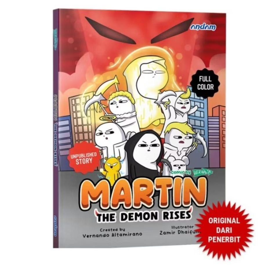 RB1 BUKU KOMIK MARTIN THE DEMON RISES BUMI AKSARA