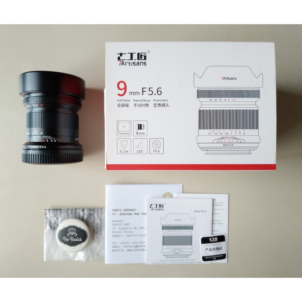 7artisans 9mm f5.6 Full Frame Lens (Almost Zero Distortion) 9 mm f/5.6 For Canon RF Mount Like New b