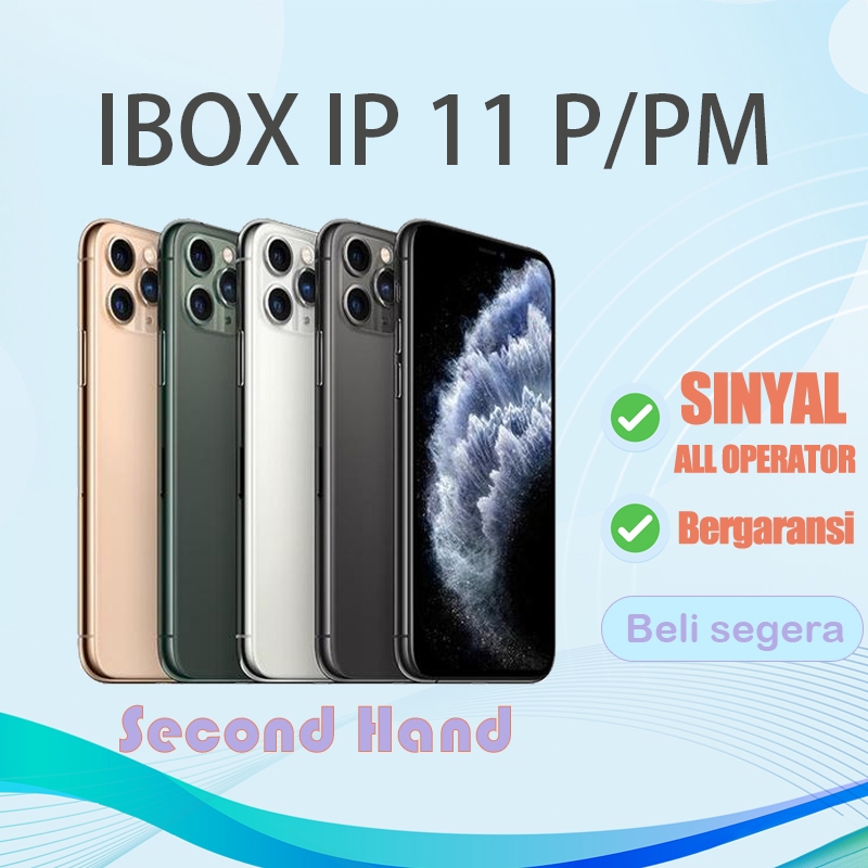 IBOX IP 11 PRO/PRO MAX 256GB/64GB SECOND MULUS GOOD CONDITIONS NO RECOND NO REFURBISH FULLSET