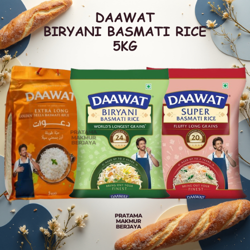 DAAWAT BIRYANI BASMATI RICE 5KG / NASI BIRYANI BASMATI