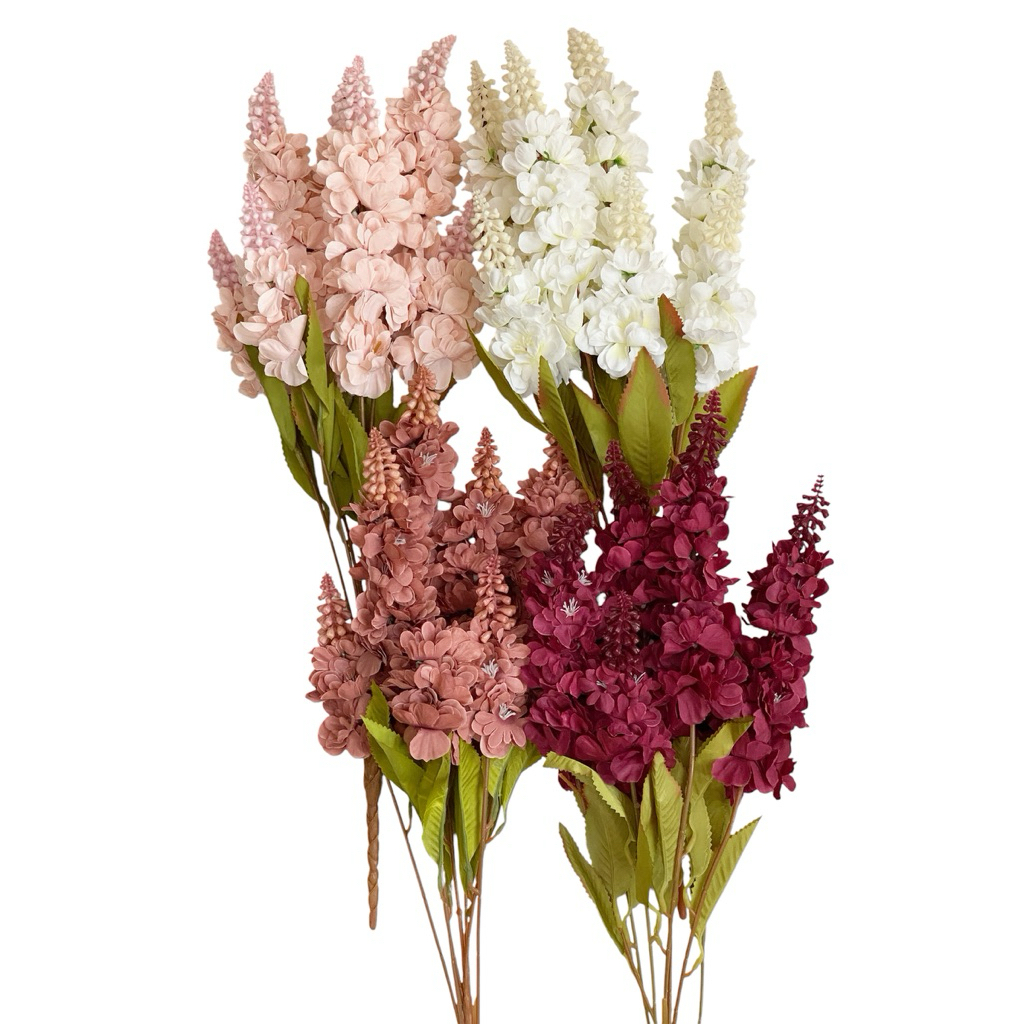Bunga ilalang lavender palsu imitasi artificial dekorasi