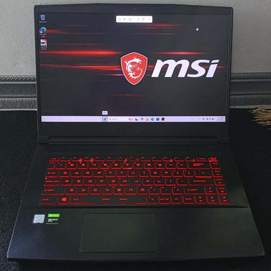 MSI GF63 Slim Gaming Laptop i5 Gen 9 GTX 1050 Ti IPS Not ROG G531GD G531GT