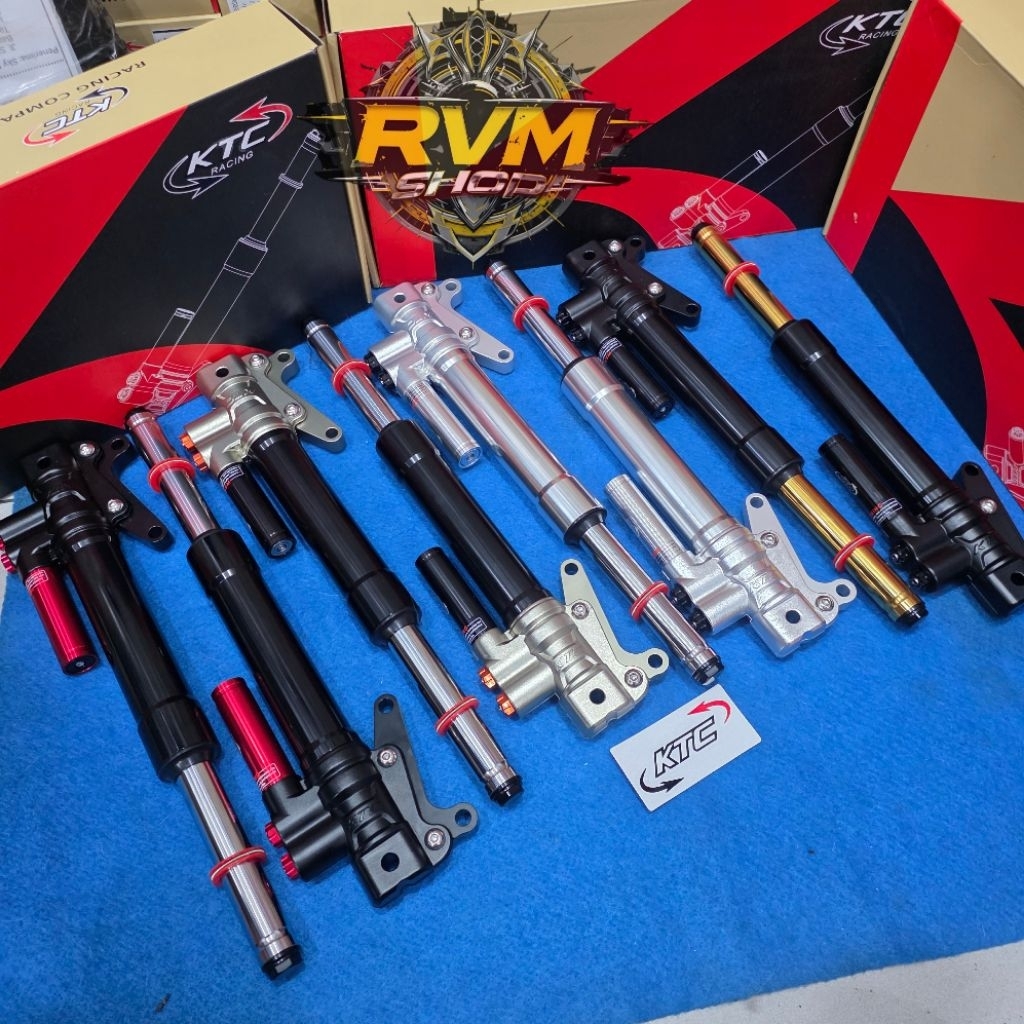 SHOCK DEPAN KTC MATRIX SUSPENSION ORIGINAL KLIK REBOND+KOMPRESI MIO SPORTY MIO SMILE MIO SOUL FINO 1